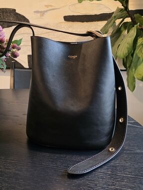 Coach Black Bucket Bag